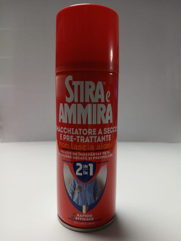 Stira E Ammira Smacchiatore Tessuti Secco 200 Ml. Spray