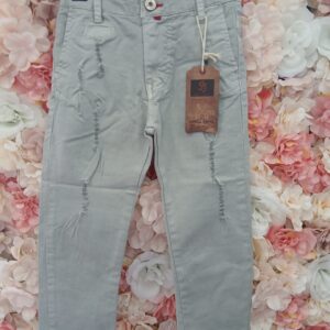 Destroyed Jeans Jungen Grau