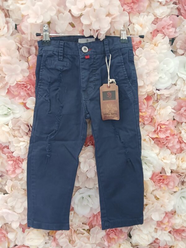 Destroyed Jeans Jungen Blau