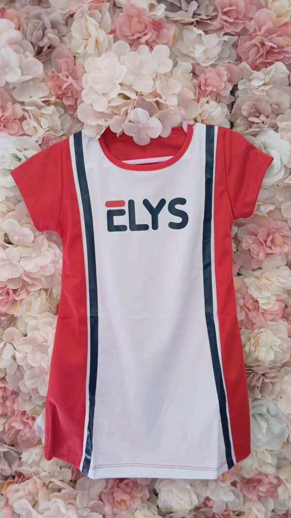 Shirt Kleid Elys Mädchen Rot
