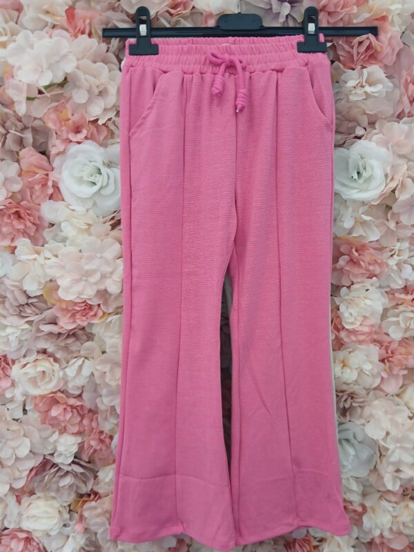 Schlaghose Gummibund Mädchen Pink