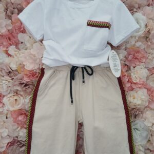 Zweiteiler Set Shirt Shorts Summervibes Jungen